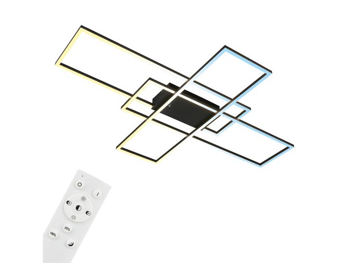 BRILONER LEUCHTEN Deckenleuchte Roami Deckenleuchte , schwarz, Leuchten, Deckenleuchte