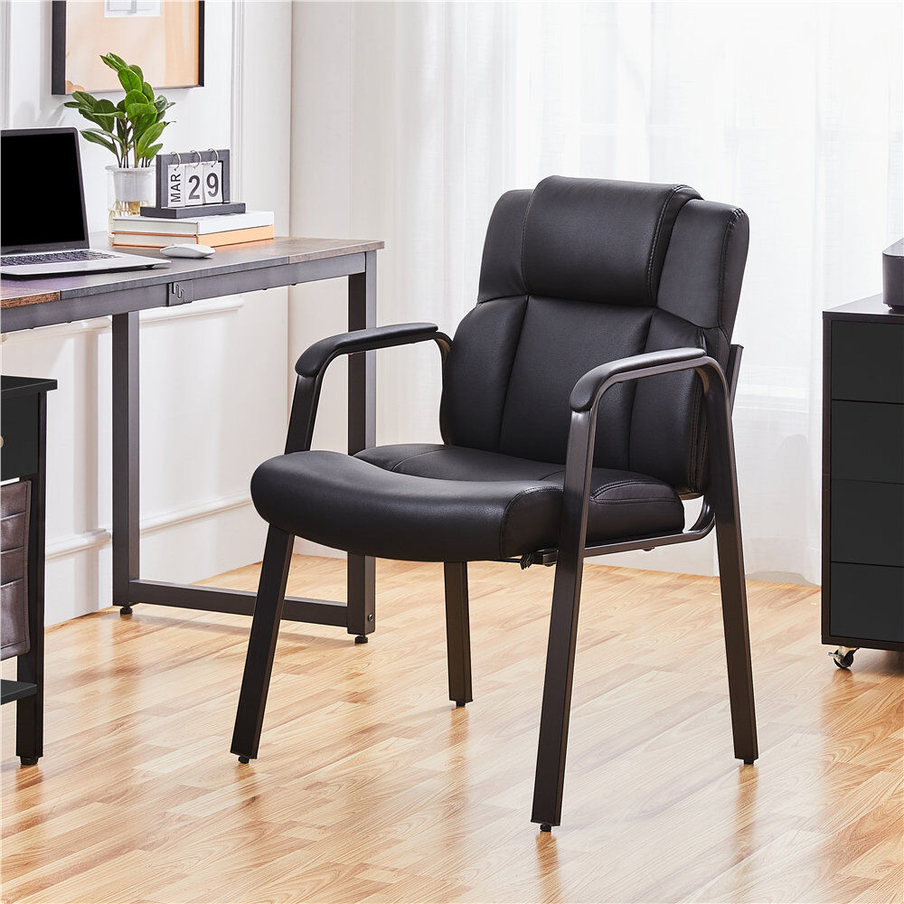 Yaheetech Reception Chair Black 1