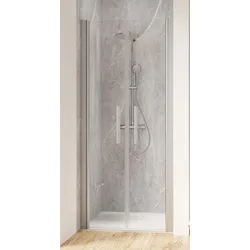 Schulte  Dusche  ExpressPlus  Garant  2.0  Pendeltür  in  Nische  1000  mm  -  Alu-Natur  -  inkl.  Fixil-Glassiegel