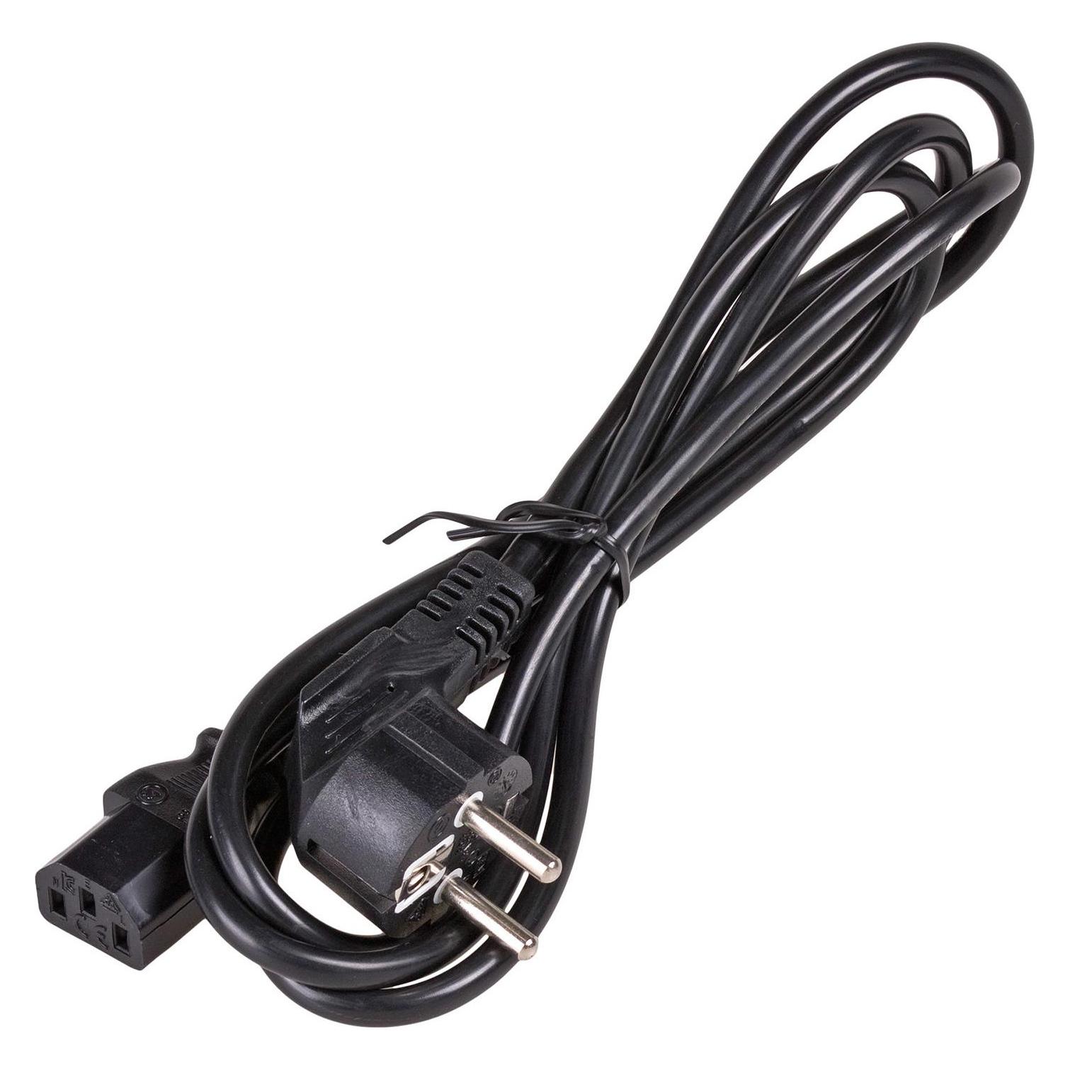 Akyga Strom Adapterkabel (1x Schutzkontakt-Stecker - 1x Kaltgeräte-Buchse C13) 1 (1.50 m) (AK-PC-01C)