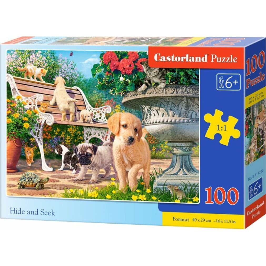 Castorland Puzzel Hide and Seek 100 stukjes