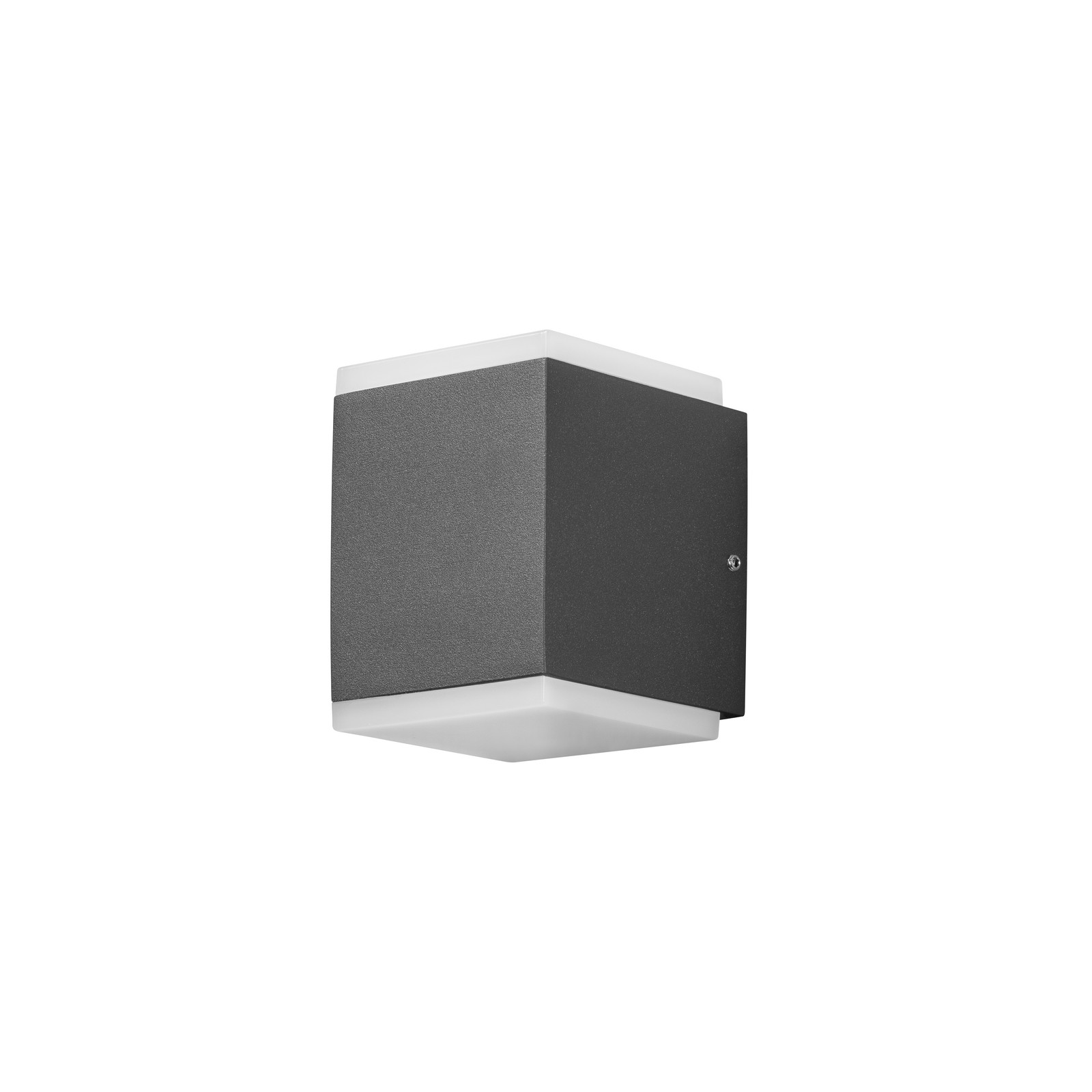 Konstsmide Monza LED wandlamp voor in de tuin, zwart/grijs, up-down lichteffect