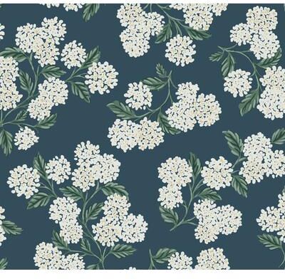 Rifle Paper Co.Hydrangea Blue Wallpaper
