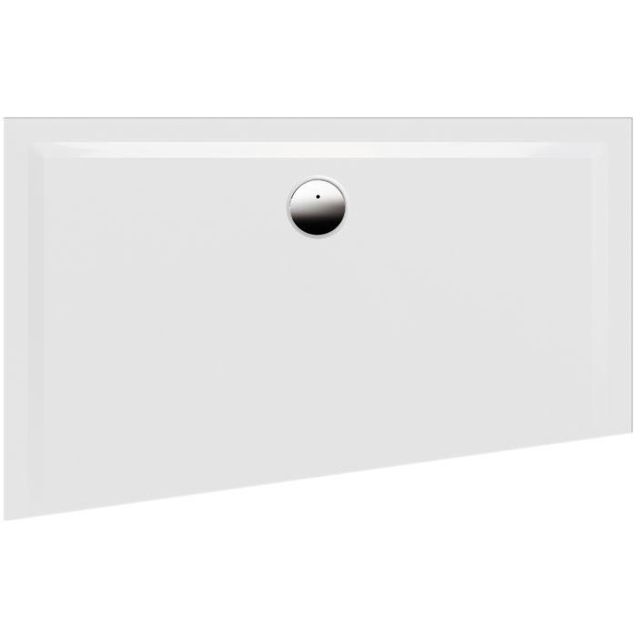 Hoesch Muna Mineralguss-Duschwanne 4227xA.010 120 x 90 x 3 cm, weiß, aus Solique, links