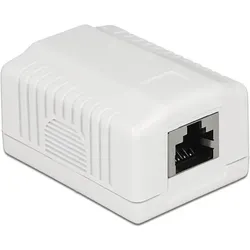 DeLOCK 86196 Steckdose RJ-45 Weiß