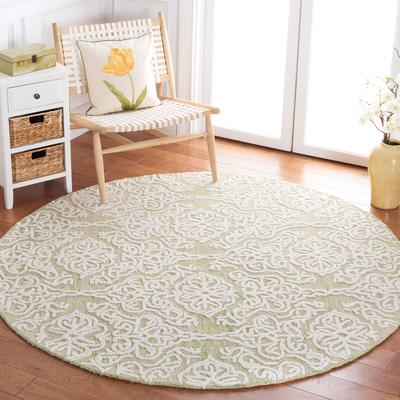 SAFAVIEH Handmade Blossom Mahalia Modern Floral Wool Rug