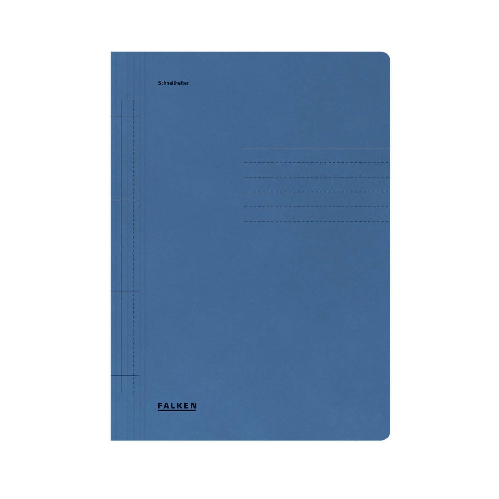 FALKEN Schnellhefter DIN A4 Recycling-Karton dunkelblau 80000201003F
