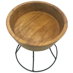 Elevated Teak Bowl 15cm - Small Tray