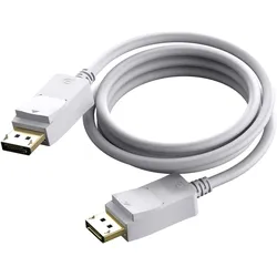 Vision Version 1.4 8K bei 60 Hz - Goldstecker - (0.03 m), Videokabel, Weiss