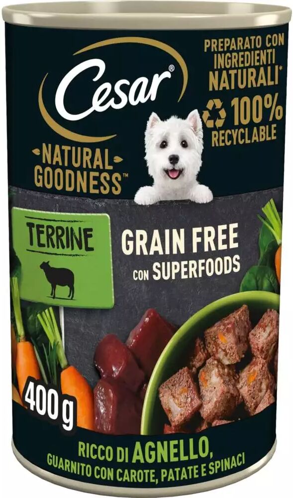 CESAR CAN NATURAL AGNELLO CAROTE PATATE 400GR