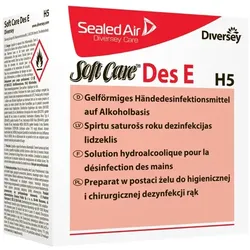 Diversey Soft Care Des E H5 0,8 L Händedekontaminations Gel, rückfettend, VAH gelistet