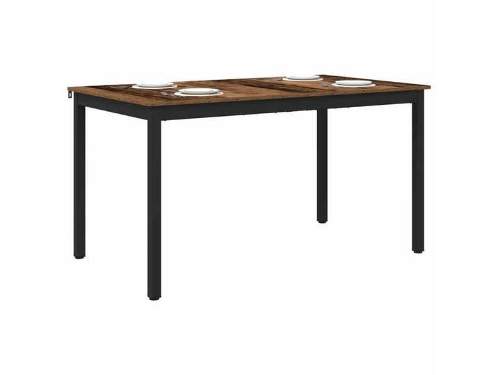 79129& Grande Table - Table de salle à manger - Table de Repas - / Table de repas 140x80x75 cm MÉTAL