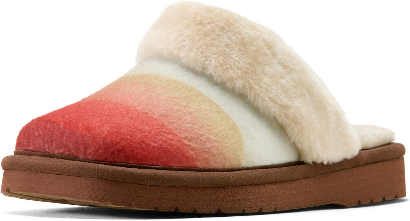 Women's Jackie Ombre Square Toe Slipper Casual Shoes in Sunset, Size: 7 by Ariat