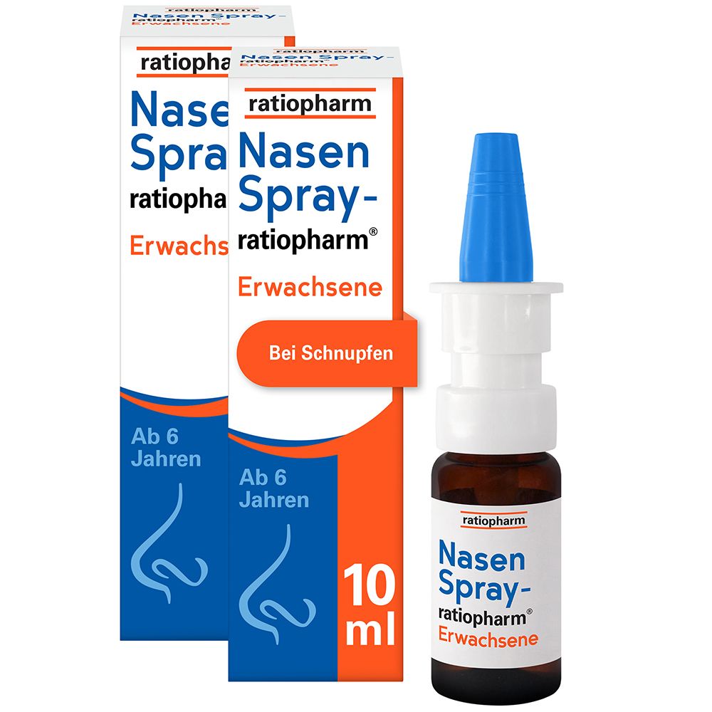 2x NASENSPRAY-ratiopharm Erwachsene kons.frei 2x10 ml Nasenspray