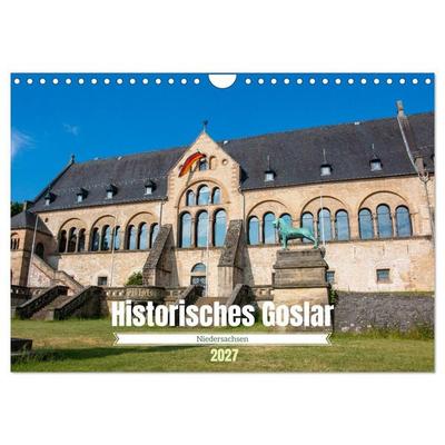 Historisches Goslar - Niedersachsen (Wandkalender 2027 DIN A4 quer), CALVENDO Monatskalender