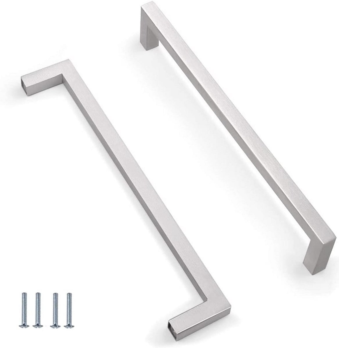Zilveren Keukenkast Handgrepen 224mm - Moderne RVS Lade- en Kastgrepen
