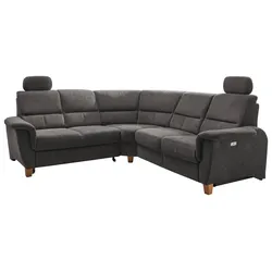 Ecksofa Parole Anthrazit Struktur