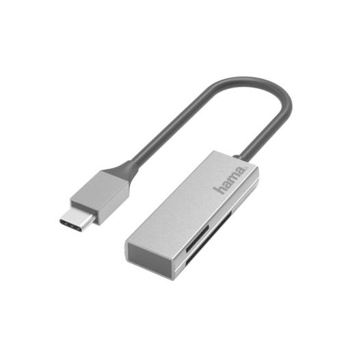 Hama Externer Speicherkartenleser USB-C Silber
