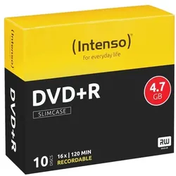 Intenso DVD-Rohlinge »DVD+R« 10 Stück silber