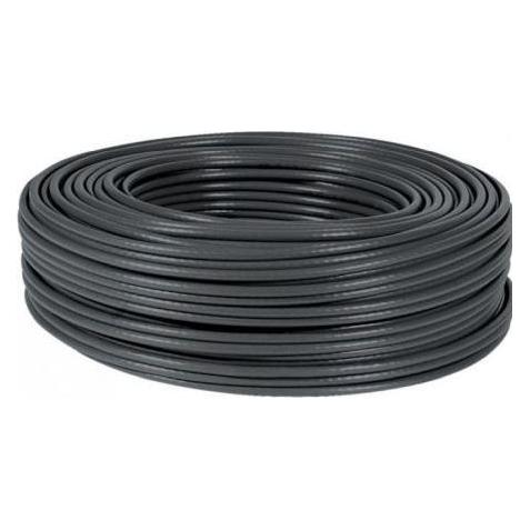 Exertis Connect Outdoor Installationskabel Cat. 6 F/UTP schwarz 100 m (F/UTP, CAT6, 100 m) (612006)