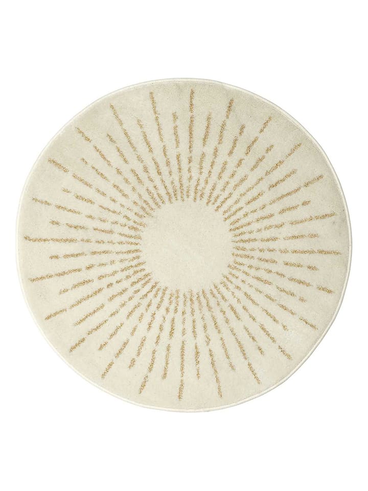 Ethnical Life Teppich in Creme - Ø 80 cm - onesize