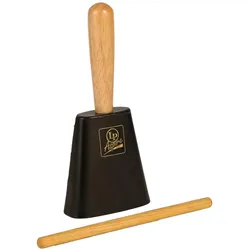 Latin Percussion Cowbell Latin Percussion Aspire LPA900-BK Ez-Grip Cowbell, 3,5"... - Cowbell
