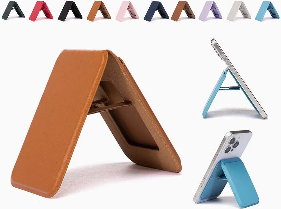 INF Porte-cartes magnétique pour téléphone compatible MagSafe Bleu