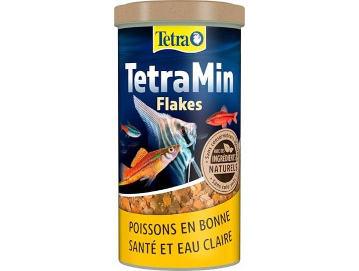 Tetra TetraMin Flakes Visvoer in vlokkenvorm voor gezonde vissen en helder water, 1 ml