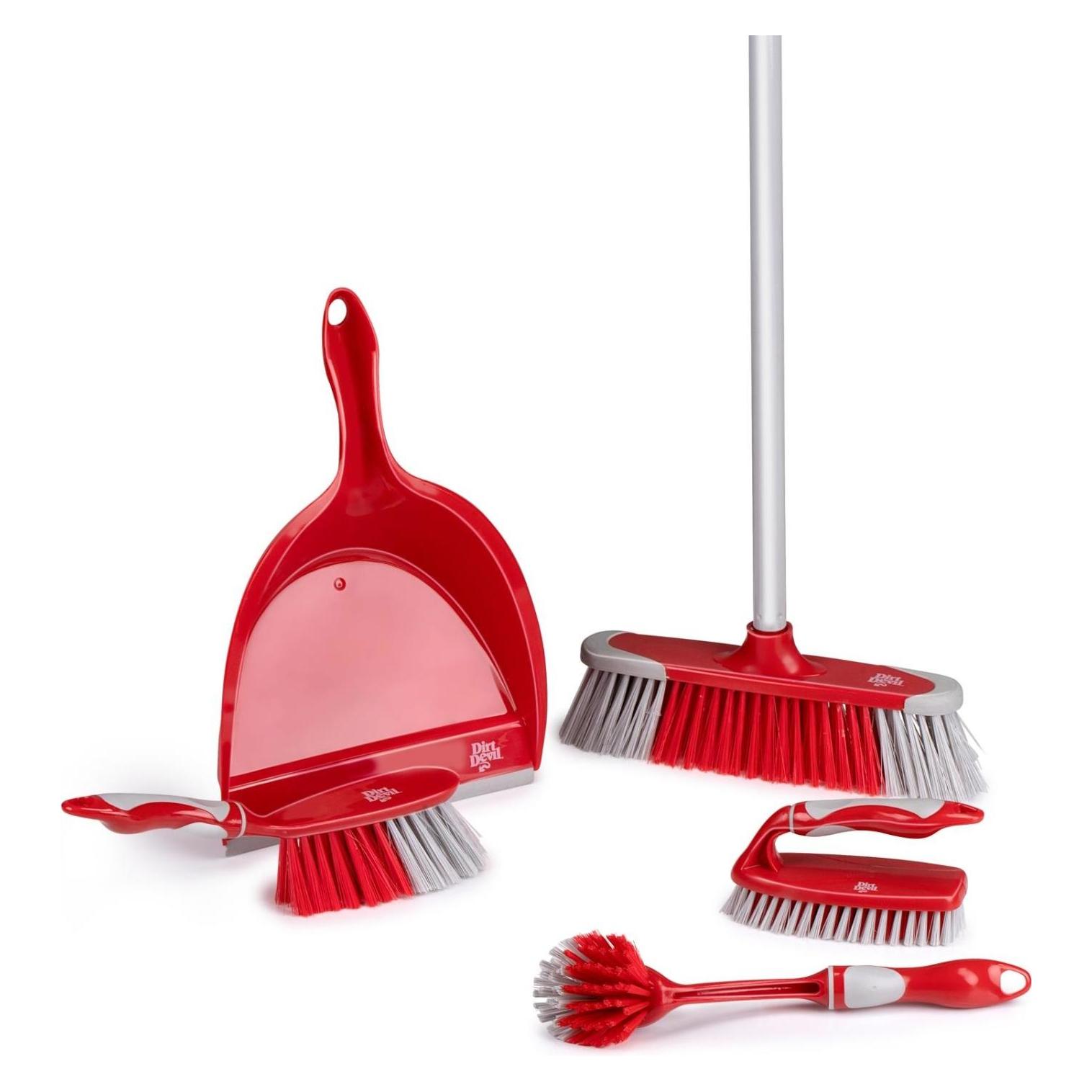 Dirt Devil Reinigungsset mit Kehrschaufel, Besen & Bürsten (6 Stk.) (871125249455)