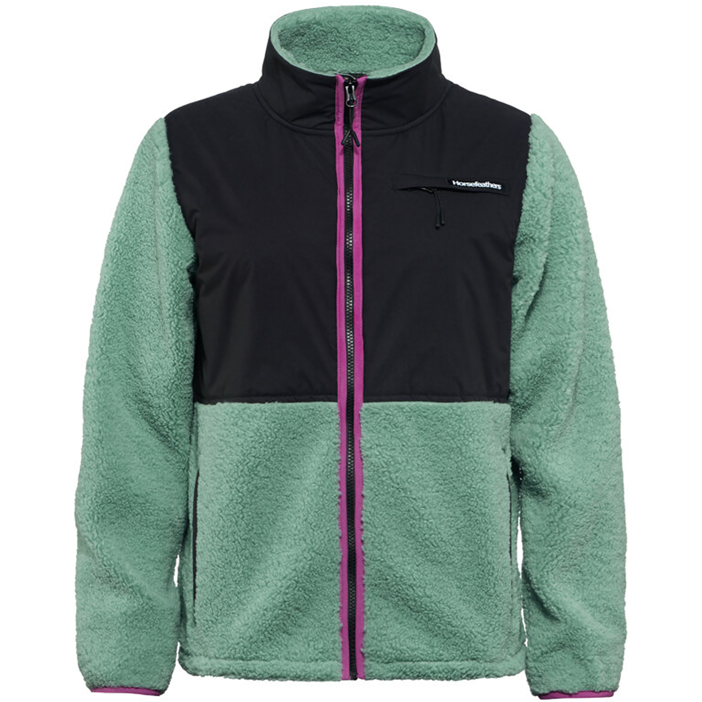 Horsefeathers Gema Fleece Damen Fleecejacke gruen Größe S Lifestyle Schnell trocknend