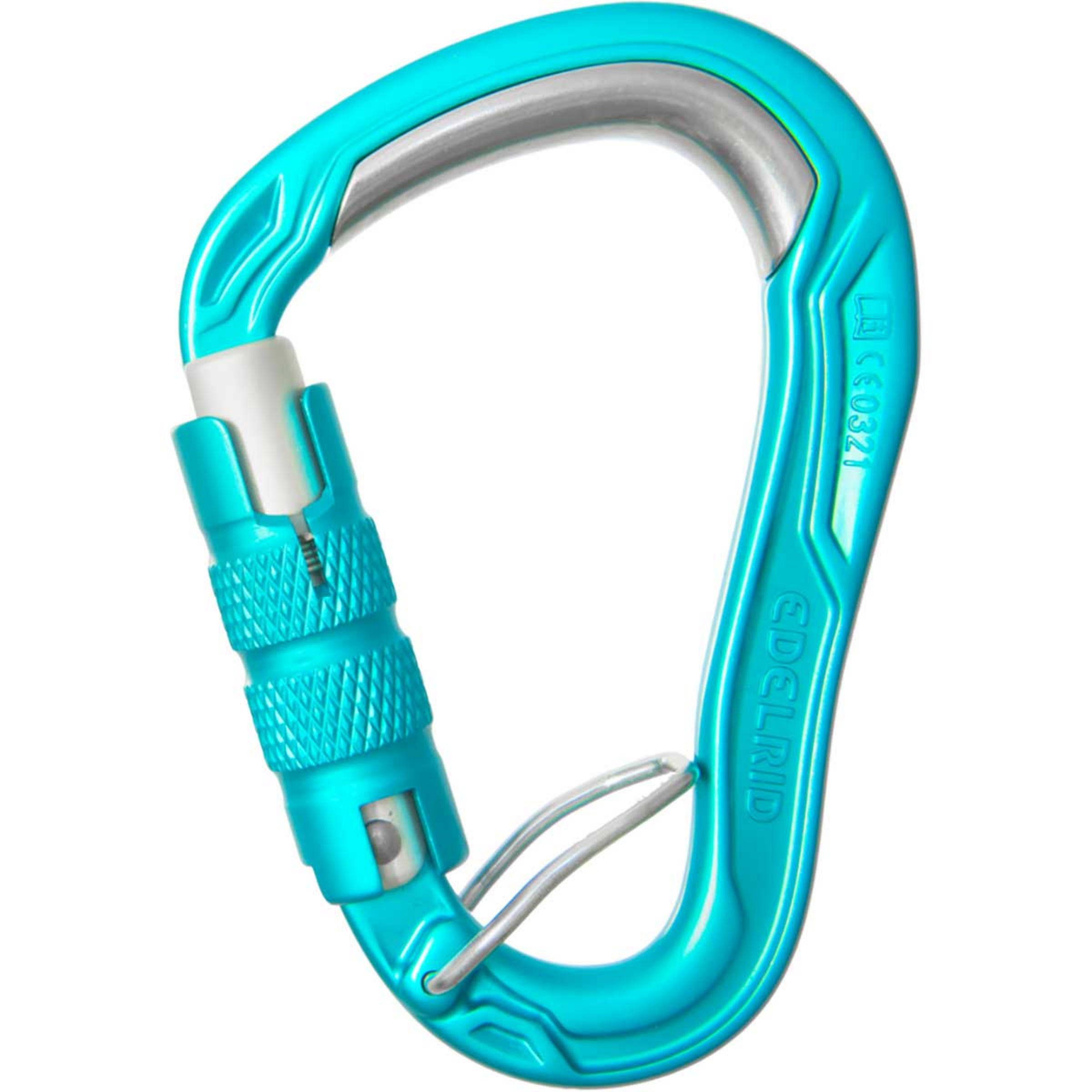 Edelrid HMS Bulletproof Triple FG Karabiner Karabiner tuerkis Alpinklettern | Sportklettern