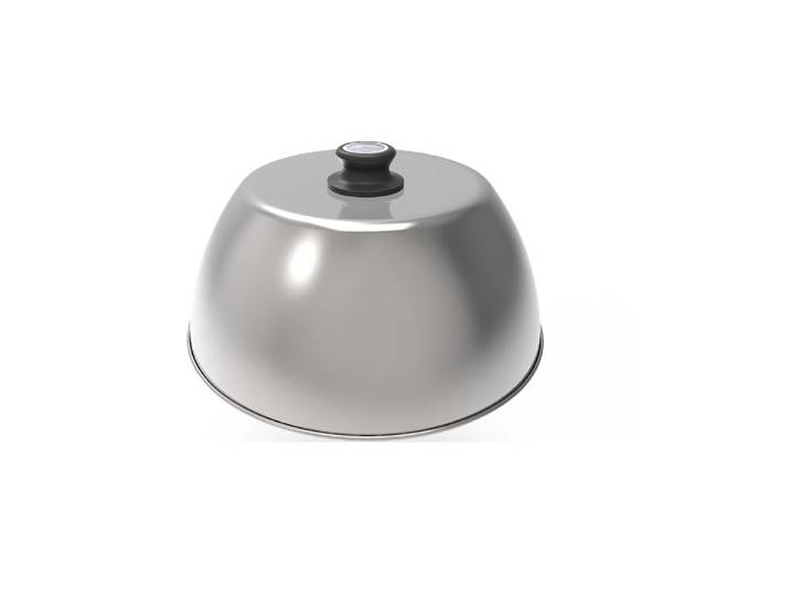 Grillabdeckhaube LOTUSGRILL Original DK-SS-34 , silber (silberfarben), H:1,6cm, Edelstahl, Hüllen, Grillabdeckhaube