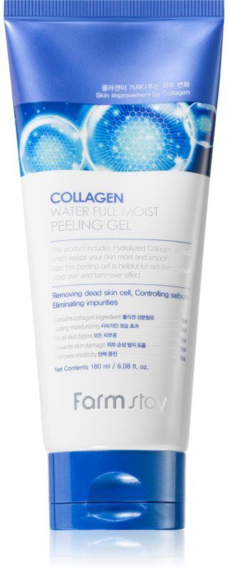 Farmstay Collagen Water Full Moist exfoliating gel 180 ml