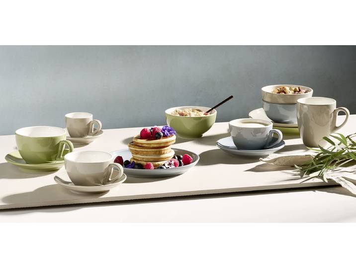 Mugs Snug set de 6 Ø 9cm Gris/Gris
