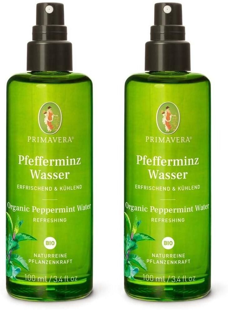 PRIMAVERA Pfefferminzwasser Bio Spray 2x 2x100 ml