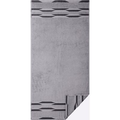 Handtuch WÄSCHEPUR Gr. 1, steingrau, B:50cm L:100cm, 100% Baumwolle, Handtücher