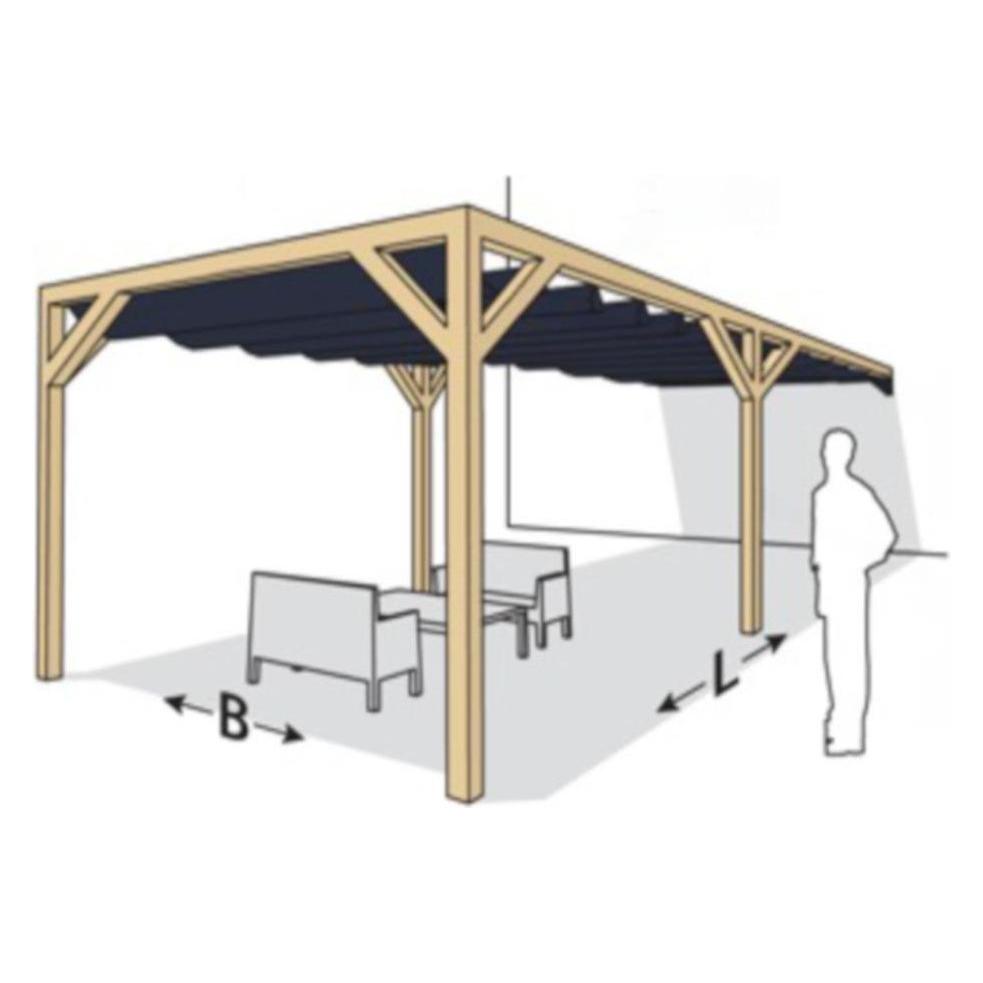 Platinum Sun & Shade Pergola Kit Verlängerung (19.30 cm, 23.50 cm) (2202-137866.1000)