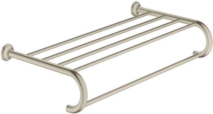 Grohe Essentials Authentic Badetuchhalter 40660EN1 brushed Nickel, Länge 550mm, Multi