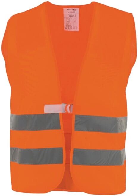 Gilet de signalisation taille universal orange 100 % PES EN 20471 cl. 2 ASATEX (WTP)