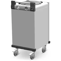 Fahrbarer Design-Tellerwärmer, für runde Teller 200-238 mm (1 Stapel)