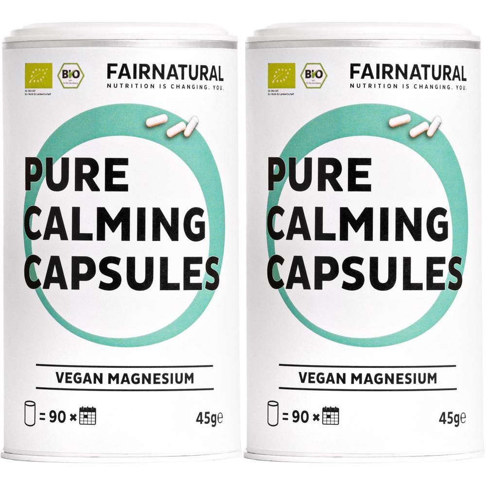 Fairnatural Magnesium hochdosiert+vegan Kapseln 2x 2x90 St