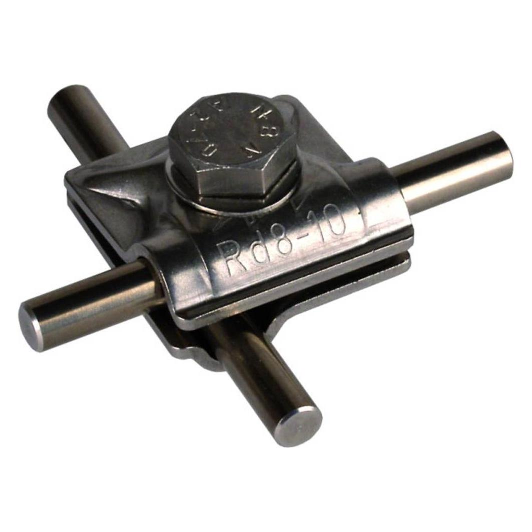 Dehn MV-Klemme Rd 8-10mm NIRO 390559 (Stecker und Verbinder) (390559)