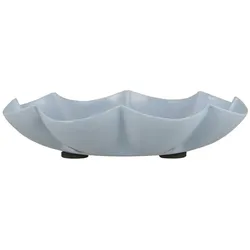 IB Laursen Kerzenhalter für Stumpenkerze Blume, Höhe 2.7, Ø 13.5 cm, Hellblau