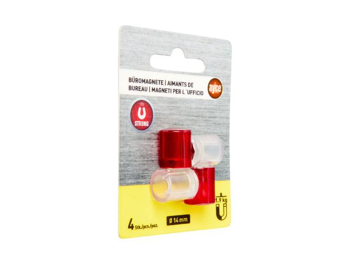 Ayce Büromagnete Stark ⌀ 14 mm 10 Stück
