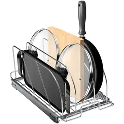 VEVOR Einstellbares Abtropfgestell Geschirr Geschirrtrockner Utensilienhalter, 31,8 x 53,3 cm Küchenschrank Geschirr Abtropfgestell ideal für die Aufbewahrung von Töpfen, Pfannen, Schneidebretter
