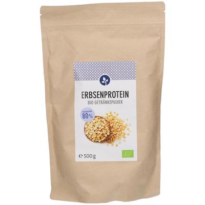 Erbsen Proteinpulver 80% Bio 500 g Pulver