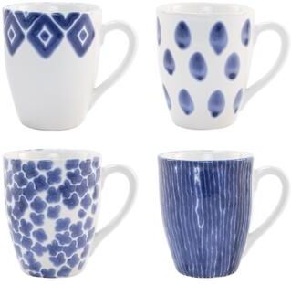 viva by VIETRI Santorini Assorted Mugs - Set of 4