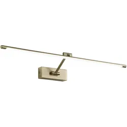 Gea Luce Gealuce GAP443C Wandleuchte in poliertem Metall, 8 W 3000 K LED, indirektes Licht, Diffusor aus Kunststoff, Schutzart IP20, modernes Design – Gealuce