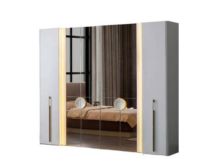 Xlmoebel Kleiderschrank Schrank Möbel für Schlafzimmer 271cm breit (Kleiderschrank, 1-St., Kleiderschrank) Made in Europa