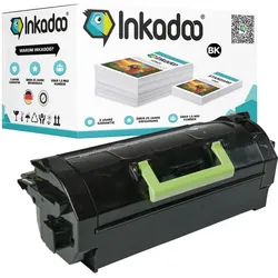 Inkadoo, Toner, Toner kompatibel zu Lexmark 24B6015 Toner, schwarz Schwarz (BK)